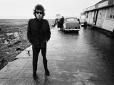 Bob Dylan, Aust Ferry, Bristol, 1966. by BARRY FEINSTEIN