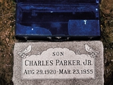 Charlie Parker's grave, 1958 by ART KANE