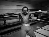 Miles Davis, Newman's Gym, San Francisco 1971 by JIM MARSHALL