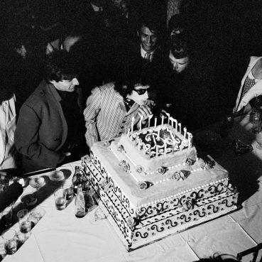 Bob Dylan & Johnny Hallyday, After-show Birthday Party, Paris 1966